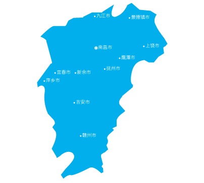 南昌市,抚州市,赣州市,吉安市,景德镇市,九江市,萍乡市,新余市,上饶市